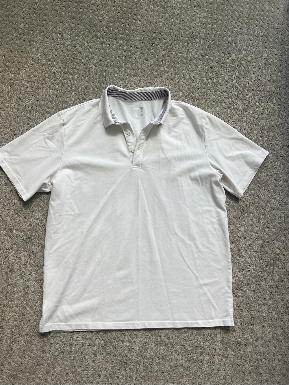 Classic White Men's Polo Shirt